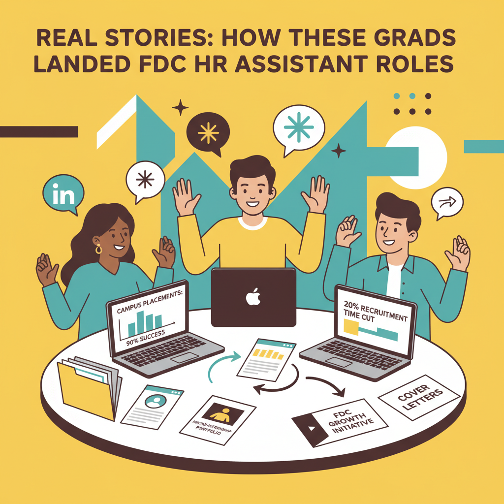 Real Stories: How These Grads Landed FDC HR Assistant Roles