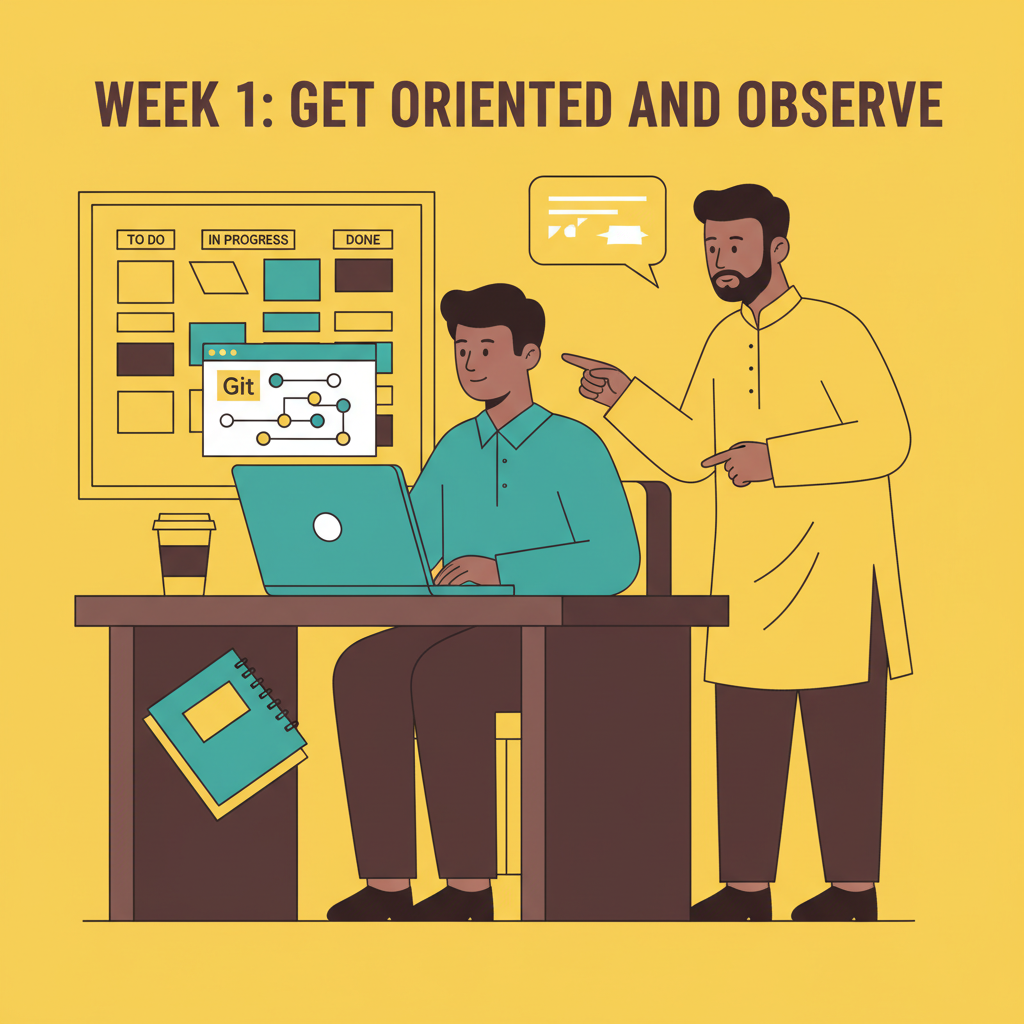 1. Week 1: Get oriented and observe