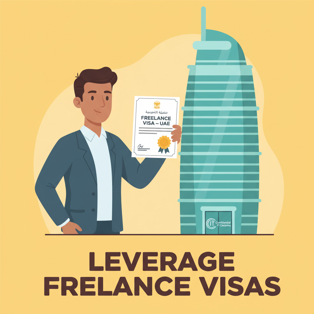 Leverage freelance visas.