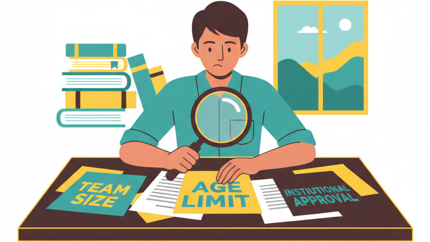Eligibility Rules for Science Fair 2026 Applications