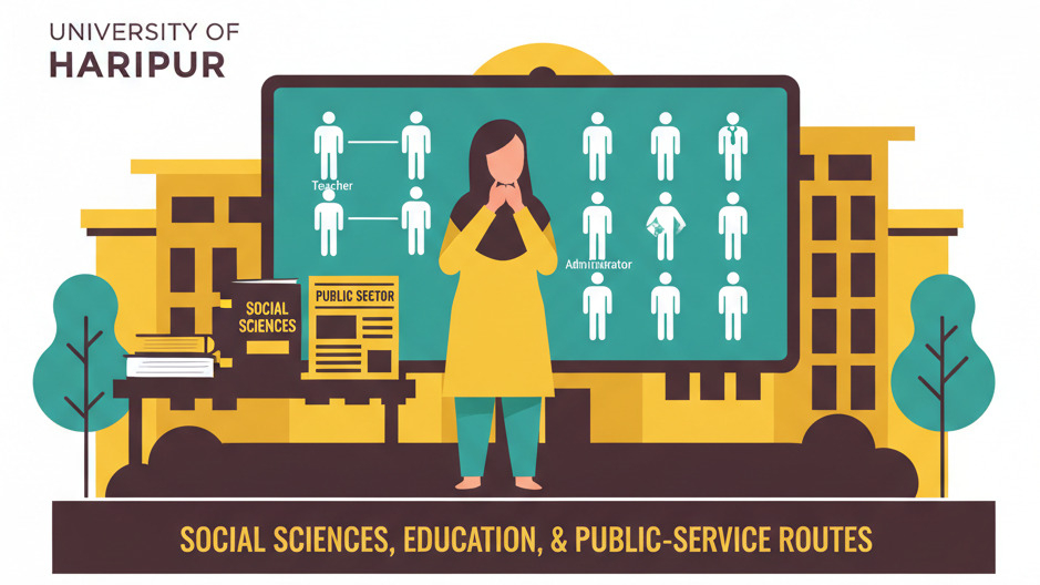 Social sciences, education, and public-service routes