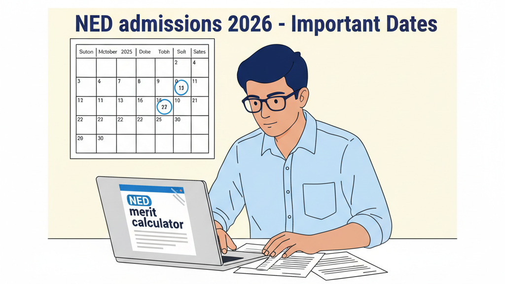 NED University Admissions 2026: Eligibility, Merit, and Application Timeline